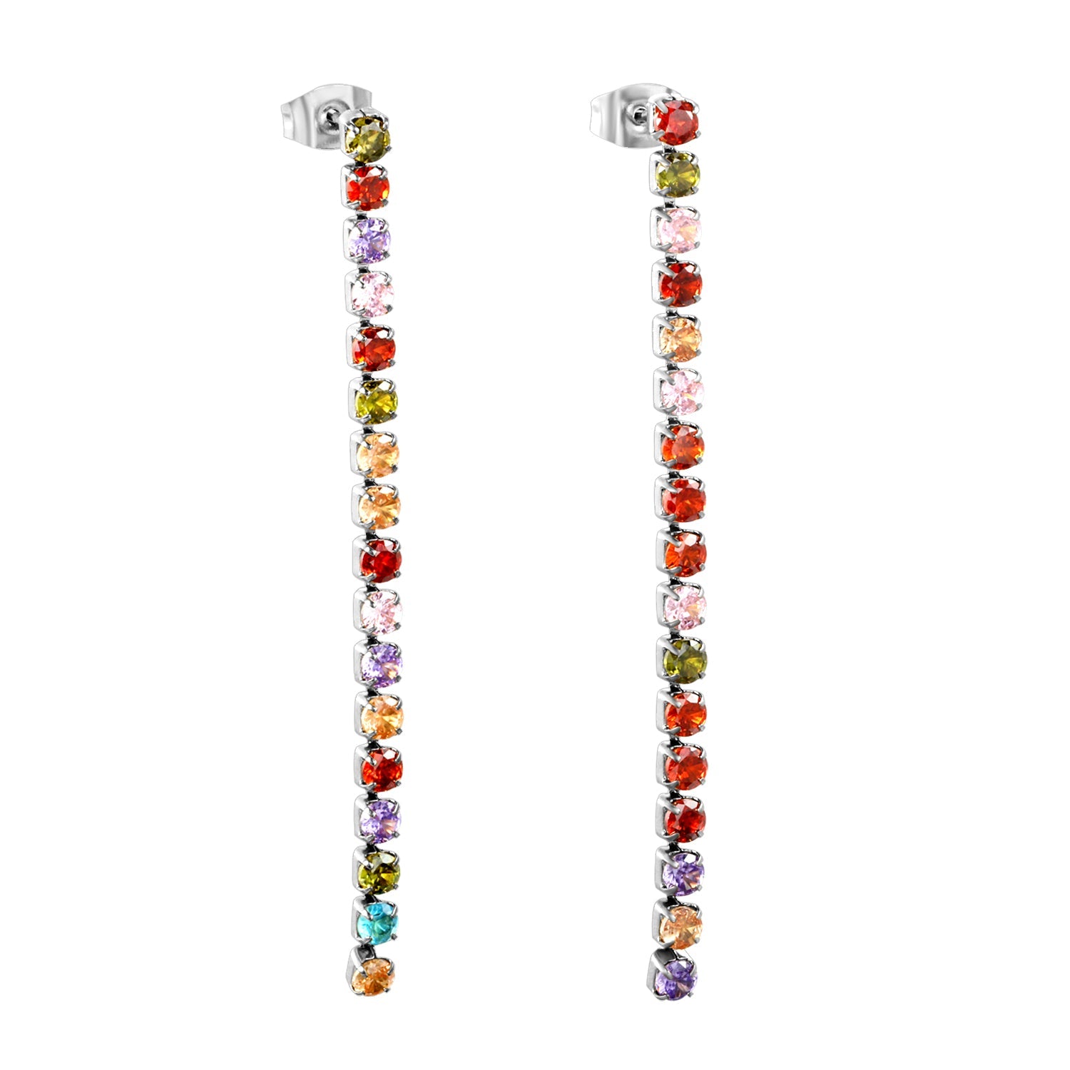 2mm/3mm/4mm round white diamonds/mixed color diamonds 5.5cm asonjewelry